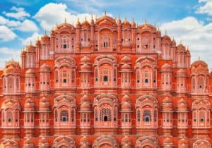 Hawa Mahal, Jaipur, India. Palace of the winds. Jaipur, Rajasthan, India